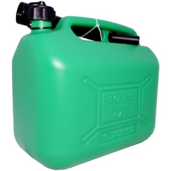 Hilka Tools 84809510 10L Plastic Fuel Can, Green