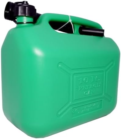 Hilka Tools 84809510 10L Plastic Fuel Can, Green