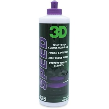 3D Speed Car Scratch Remover Polish & Wax – 16oz – All-In-One Scratch Remover