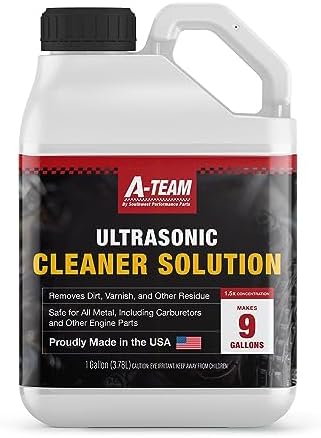 A-Team Ultrasonic Carburetor Cleaning Solution - Great for Carburetors and
