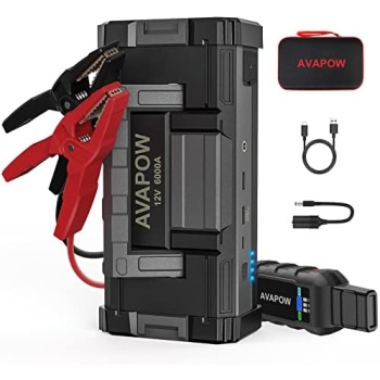 AVAPOW 6000A Car Battery Jump Starter(for All Gas or up to 12L Diesel)
