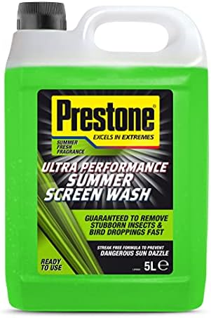 Prestone Screenwash, Ready To Use Screen Wash For Cars, High Performance