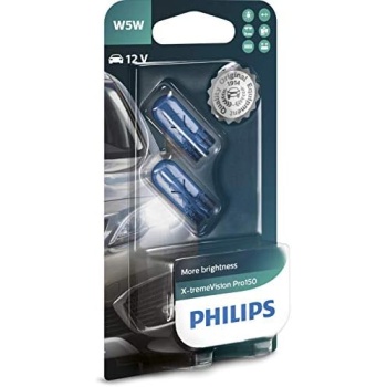 Philips X-tremeVision Pro150 W5W car signaling bulb, double blister
