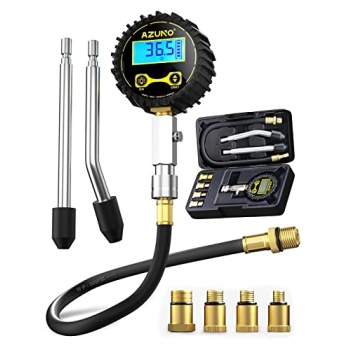 AZUNO Compression Tester Automotive, Digital Compression Gauge 200 PSI