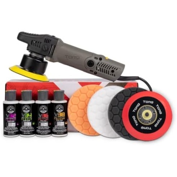 Chemical Guys BUF_503X TORQX Random Orbital Polisher, Pads, Polishes