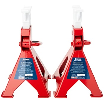 Sealey VS2003 Axle Stand, 3 Tonne Capacity per Stand, 2 Pieces