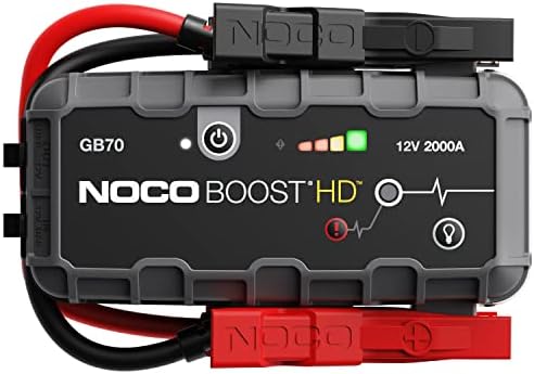 NOCO Boost HD GB70 2000A UltraSafe Car Jump Starter, Jump Starter Power Pack