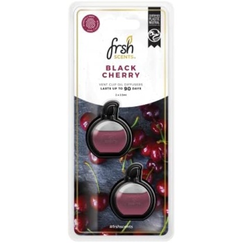 FRSH Scents FR9170 Black Cherry x2 Mini Vent Clip Deluxe Diffuser Air Freshener