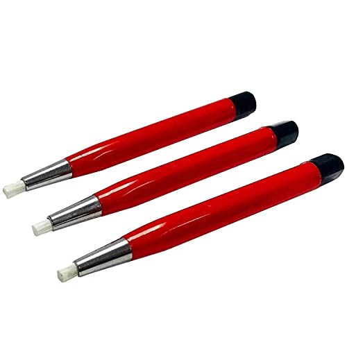Megacast Fiberglass Scratch Brush Pen - 3 Pack - Jewelry, Watch, Coin Cleaning