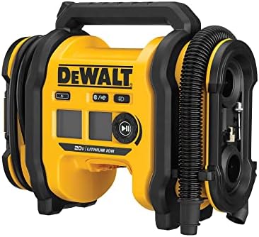 DEWALT 20V MAX* Cordless Tire Inflator, Tool Only (DCC020IB), Black-v99