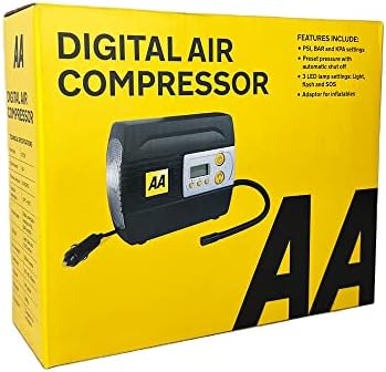 AA 12V Digital Tyre Inflator AA5502 – For Cars Other Vehicles Inflatables