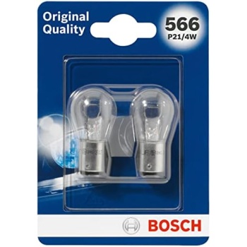 Bosch 566 (P21/4W) Original equipment Car Light Bulbs - 12 V 21/4 W BAZ15d