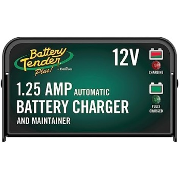 Battery Tender Plus 12V Battery Charger and Maintainer: 1.25 AMP Powersport