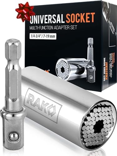 RAK Universal Socket Tool Stocking Stuffer Gifts for Men - Super Socket Gifts