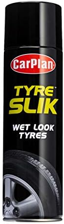 CarPlan Tyre Slik Wet Look Tyres - Combats Tyre Wall Crazing, 500 ml