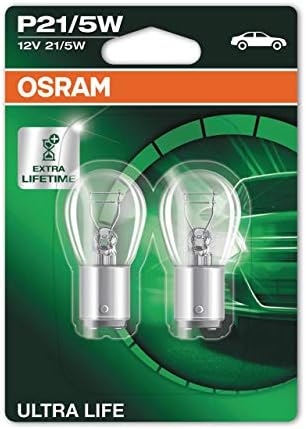 OSRAM ULTRA LIFE P21/5W halogen signal lamp, brake light, rear fog light