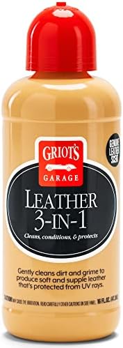 Griot's Garage 11019 3-in-1 Leather Cleaner 16oz