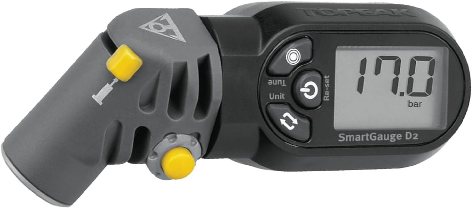 Topeak SmartGauge D2 Digital Tire Pressure Gauge – Presta/Schrader Compatible