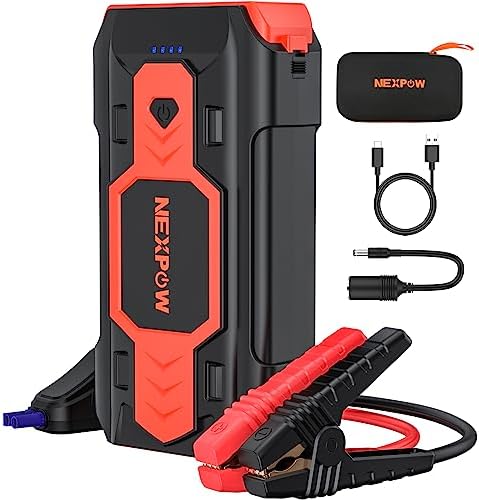NEXPOW Battery Jump Starter 2500A Car Jump Starter (up to 8.0L Gas/8L Diesel