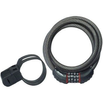 Master Lock Cable Lock, Set Your Own Combination Bike Lock, 6 ft. Long, Black