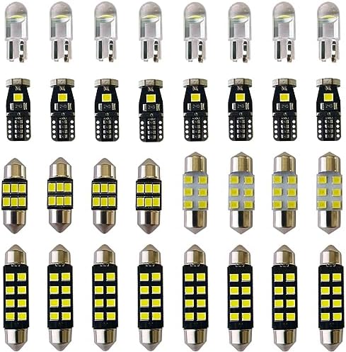 Yoper LED Bulbs Light Car Kit Set T10 28mm 31mm 42mm Festoon Replacement