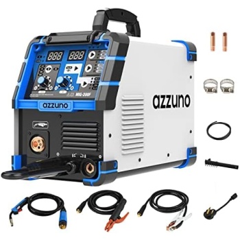 AZZUNO 200A MIG Welder,110V/220V Dual Voltage multiprocess welder
