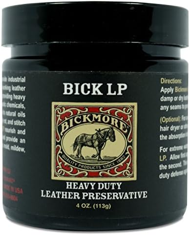 Bickmore Leather Conditioner, Scratch Repair Bick LP 4oz - Heavy Duty LP Leather