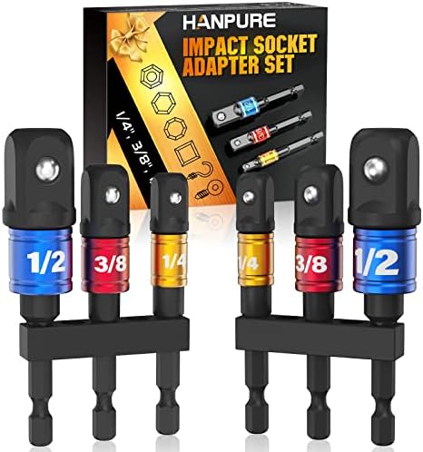 Tools Impact Grade Socket Adapter Set 2 Pack Gifts for Men Cool Gadget Christmas