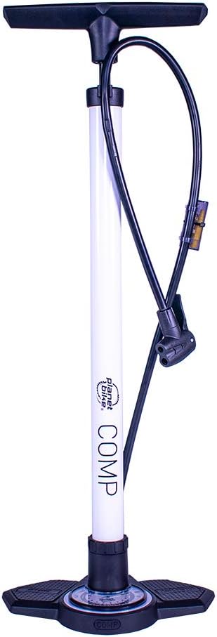 Planet Bike Comp Bike Floor Pump,White