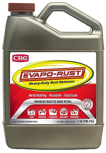 CRC Evapo-Rust, Heavy-Duty Rust Remover, Reusable, Acid-Free, Non-Corrosive