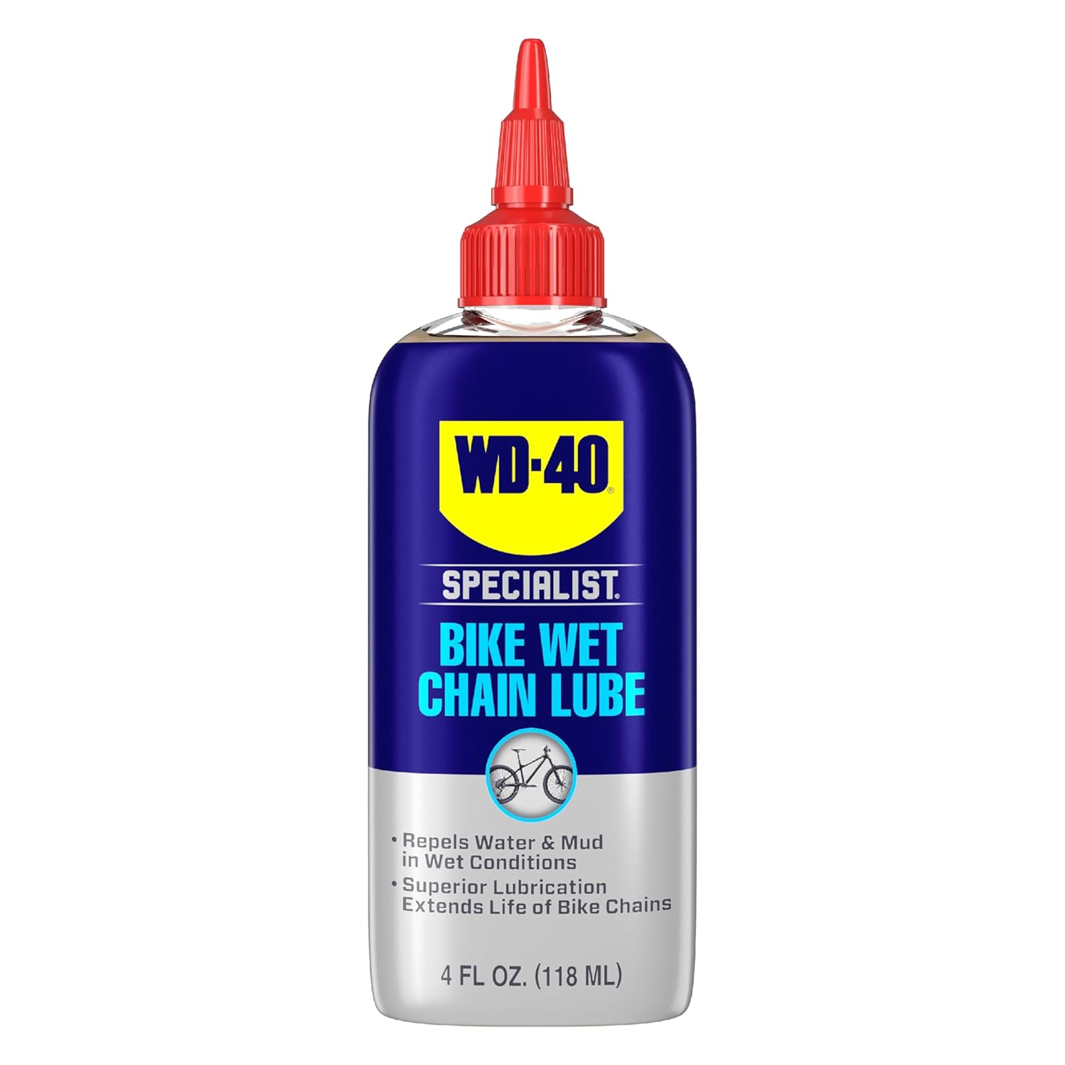 WD-40 Specialist Bike Wet Chain Lube, 4 OZ