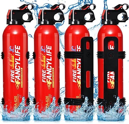 Fancylife Fire Extinguishers for Kitchen - 620ml 1.6 Lb Abc Small