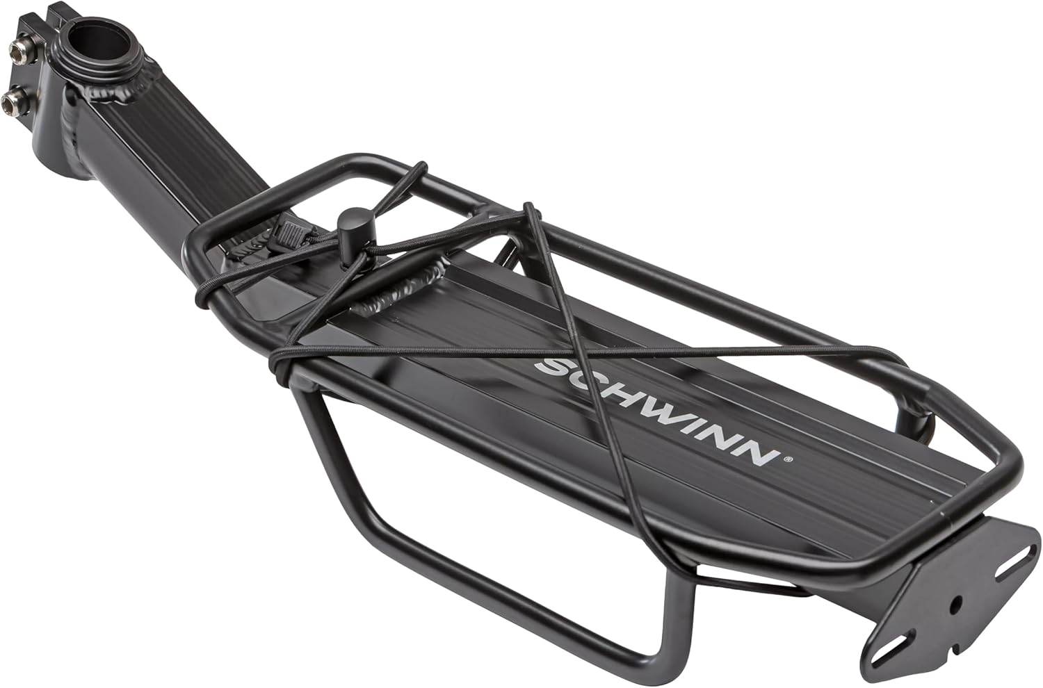 Schwinn Deluxe Alloy Rear Bike Rack, 20 lbs Capacity, Lightweight, Compact