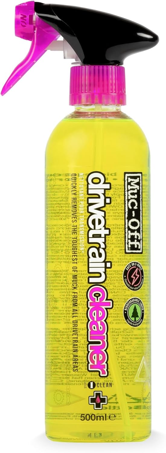 Muc-Off Bio Drivetrain Cleaner | Effective Biodegradable Bicycle Chain Cleaner