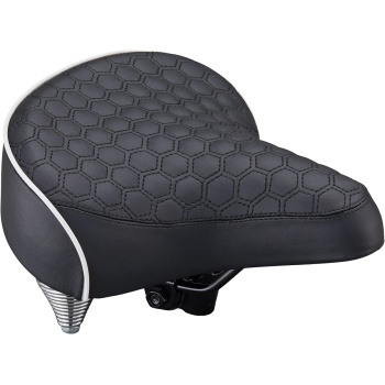 Schwinn Comfort Bike Seat, Quilted or Foam Padded Bike Saddle, Various Styles