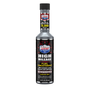 Lucas Oil Products High Mileage Fuel Treatment 5.25oz