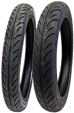 MMG Tire Set: Front 2.50-16 and Rear 2.75-16 (P83) for Motorcycles Scooters