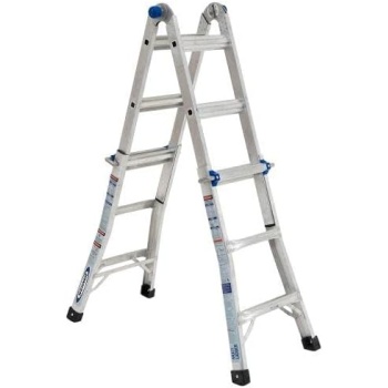 Werner MT-13 300-Pound Duty Rating Telescoping Multi-Ladder, 13-Foot