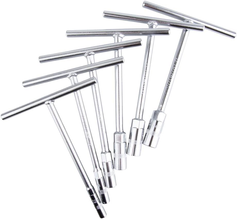 Tusk Compact ATV/MX T-Handle Wrench Set Metric 6, 8, 10, 12, 13, 14mm CR-V Steel