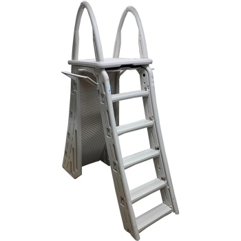 Confer Plastics 7200 Roll Guard 48" to 56" Adjustable A Frame Safety Ladder