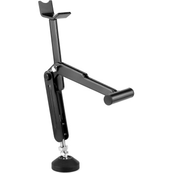 QWORK Motorcycle Wheel Lift Stand, Adjustable Height 22-38 cm Foldable