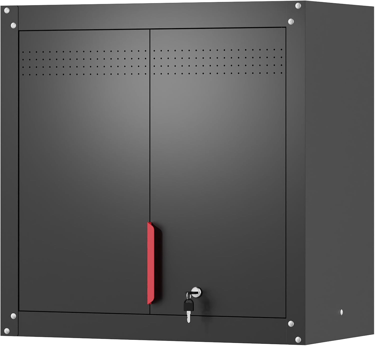 Eltean Metal Wall Cabinet,Wall Mounted Garage Storage Cabinet