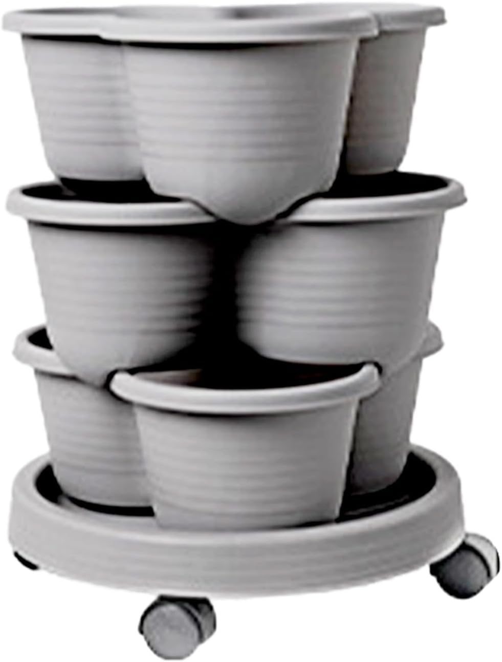 Vertical Planter,Stackable Vertical Garden Plant Tower | Tiered Container Tool