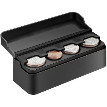 SINGARO Coin Holder for Car, Coin Change Organizer Compatible