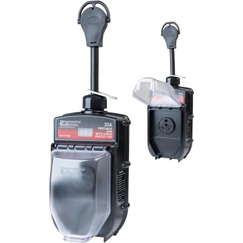 Progressive Industries EMS-PT30X Portable RV Surge Protector, Black, 30 Amp