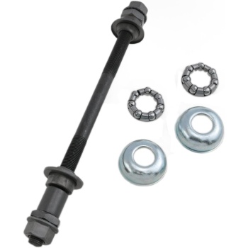 Bicycle axle 190mm/7.48inch Bicycle Ball Bearing Retainer Bike Hub Cups Bicycle