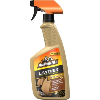 Armor All Car Leather Cleaner Spray, Beeswax Leather Care Spray