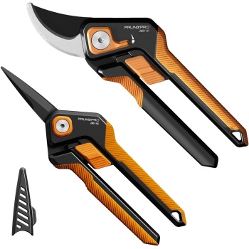 PrunePro Pruning Shears Gardening Scissors Set Professional Hand Pruner Sharp