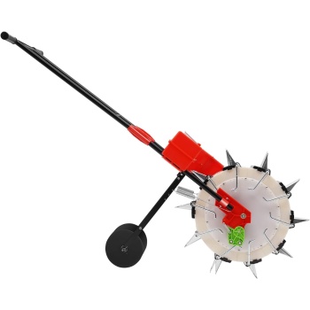 Manual Garden Seeder, Precision Hand-Push Garden Push Seeder 6.3in Spacing