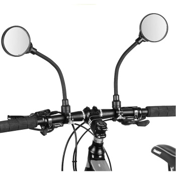 Bike Mirror, Adjustable Handlebar Rear View Mirrors For Mountain Road Bike